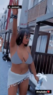 JustNati - Thinking of doing my weekly food prep wearing nothing but an apron 