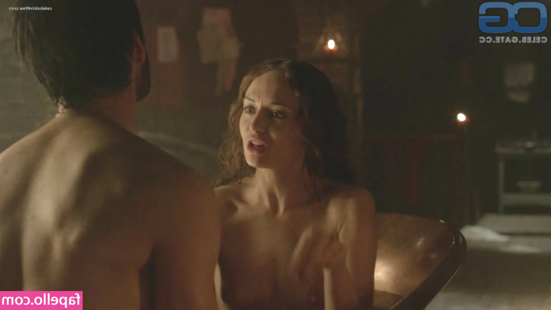 Laura Haddock [ laura-haddock ] - her first double creampie