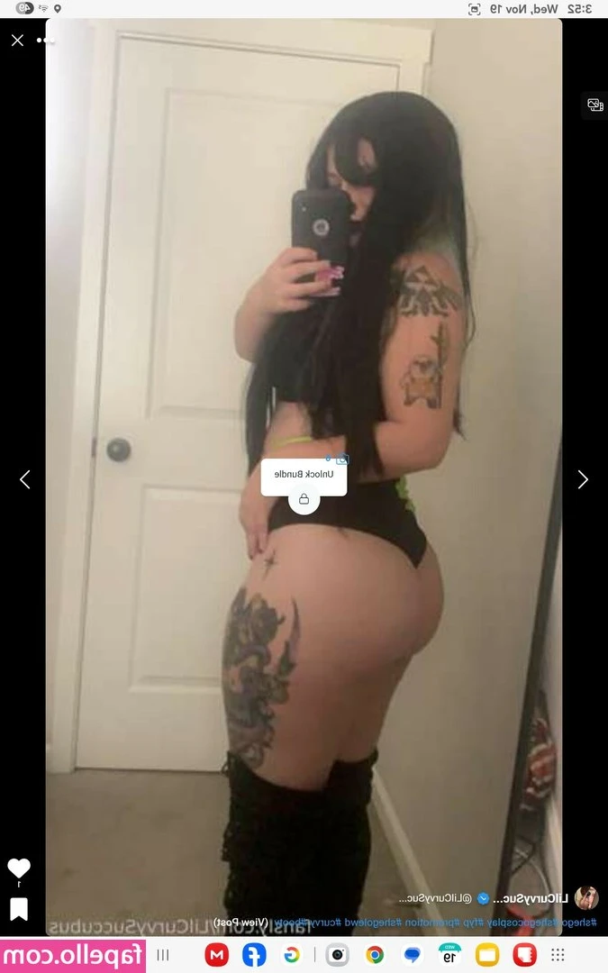 LilCurvySuccubus - I like being bent over   and pounded