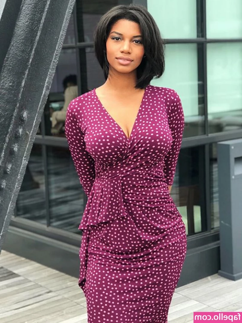 Taylor Rooks [ taylor-rooks ] - I don t think the skirt on this outfit is long enough