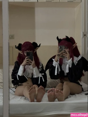 Hsimingg - Într-un antrenament fittnes alergând pe bandă rulantă cu rochița