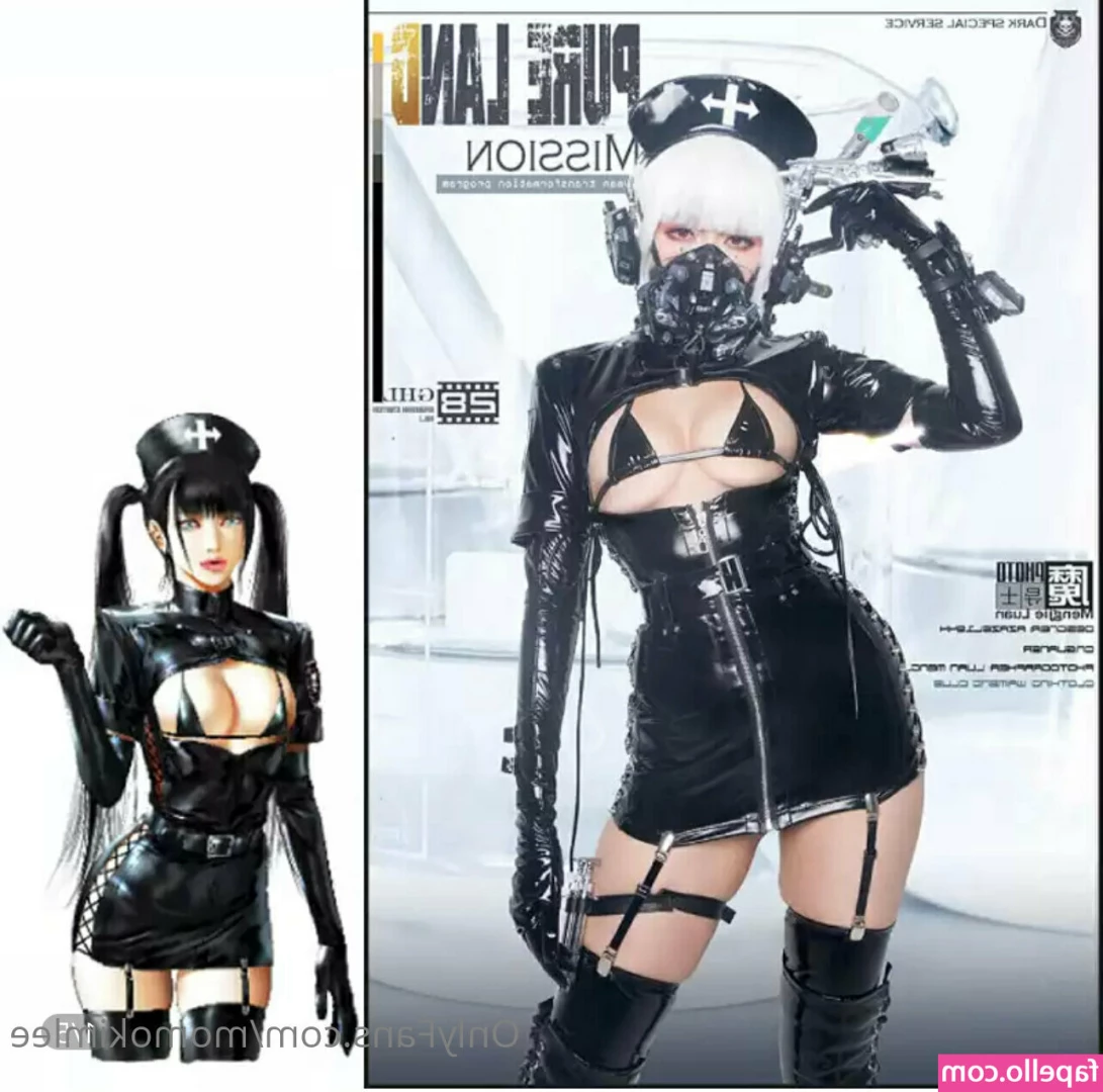 momokimlee - I love this country-apron-inspired look and absolutely needed to show