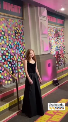 Sadie Sink [ sadie-sink ] - if you twitched  you tip