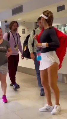 Emma Raducanu [ emma-raducanu ] - I soaked my cute hello kitty socks with my squirt  And u can have the